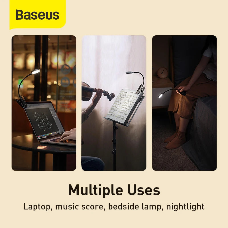 Baseus Flexible Clip-On Desk Lamp